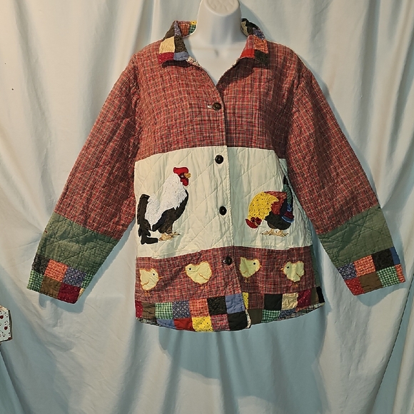 Patch Magic Jackets & Blazers - Patch Magic Quilted Patchwork Jacket